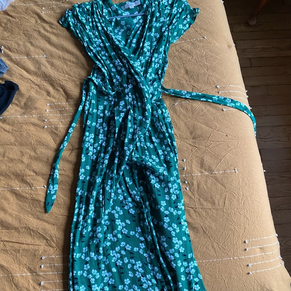 Loft green dress